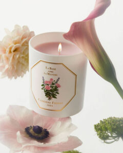 Carrière Frères Candle Rose Mint