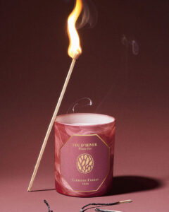 Carrière Frères Candle Winter Fire Candle